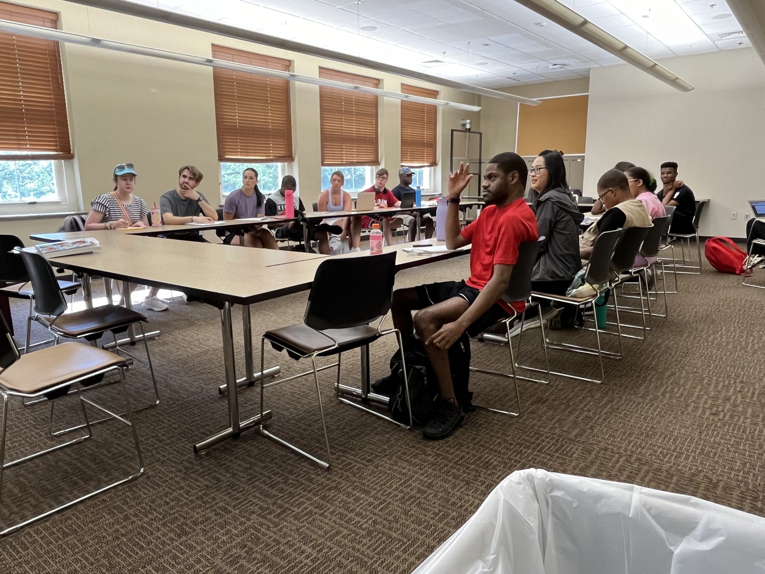 Students in classroom.
